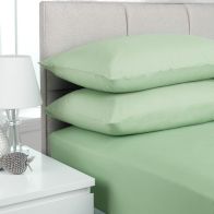 See more information about the Plain Dyed Single Bed Flat Sheet Willow